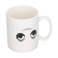 thumbnail image 2 of Big Eye Pattern Color Changing Cup Cute Ceramic Coffee Mug for Home Office Wedding, 2 of 9