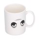 thumbnail image 1 of Taza de café, patrón de ojos grandes, taza que cambia de color, taza de oficina, durabilidad probada en el tiempo, 1 of 8