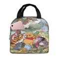 thumbnail image 1 of Winnie Bear P-ooh Reusable Lunch Bags Portable Insulated Lunch Box Tote Bag Cooler Office Picnic, 1 of 9