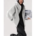 thumbnail image 4 of Zip Up Hoodies for Mens and Women High Collar Casual Hooded Sweatshirt with Pocket, 4 of 6