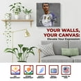 thumbnail image 2 of Ronaldo Canvas Wall Art by Mavis Print- 14x14 inches Football Wall Decor | UV & Water Resistant HD Printed & Wooden framed Wall Art | Modern Wall Decor for Gift | Made in USA, 2 of 5