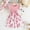 Pink, variant on Cute Dresses for Little Girl 4T-8 Sleeveless Dresses Casual Flared Dresses Summer Outfits Red