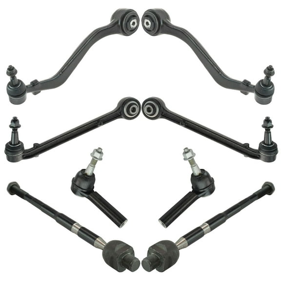 TRQ 8pc Suspension Kit Lower Control Arms Ball Joints w/ Inner Outer Tie Rods PSA64892 Fits select: 2010-2011 CHEVROLET CAMARO, 2012-2015 CHEVROLET CAMARO LT