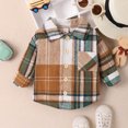 thumbnail image 2 of Vedolay Boys Shirts Pullover Sweatshirt Casual Loose Hooded Sweater Outwear Coat Brown,90, 2 of 5