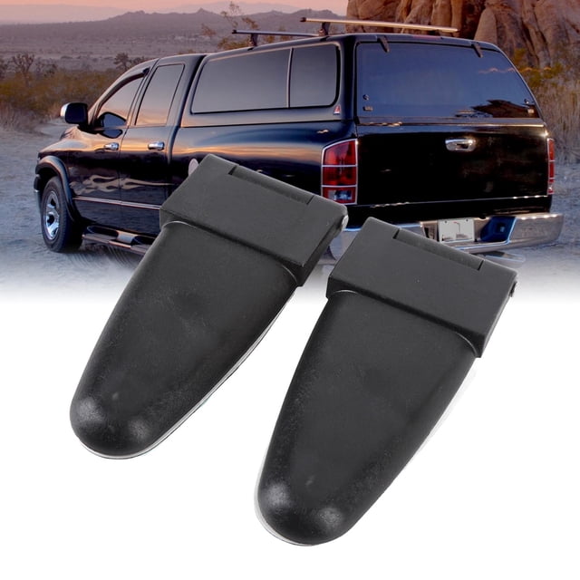 Glass Rear Door Hinges, 2PCS Rear Glass Window Hinge Abrasion Proof High Toughness 103528 Enhanced Stability for Truck Cap 100XL 100LE