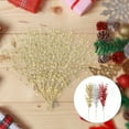 thumbnail image 2 of 2CFun Christmas Tree Ornaments Gold Glitter 15" Foam Floral Picks (10 Count), 2 of 7