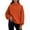 32#Orange, variant on Womens Oversized Sweatshirts Turtleneck Pullover Long Sleeve No Hood Tops Fall Fashion Outfits 2025 Clothes Dark Purple XL