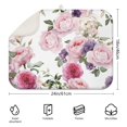 thumbnail image 2 of Microfibre Drying Mat for Kitchen Pioneer Dish Drying Drainer Mat Absorbent Colorful Floral Drying Mat Washing Up for Glass, Plate & Cup 18inch X 24inch, 2 of 5