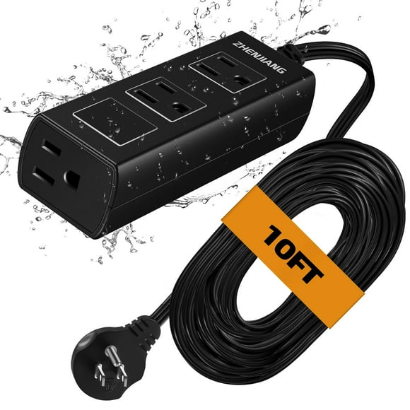 Cable de extensión para exteriores, resistente al agua, 10 pies, resistente, Zhenjiang