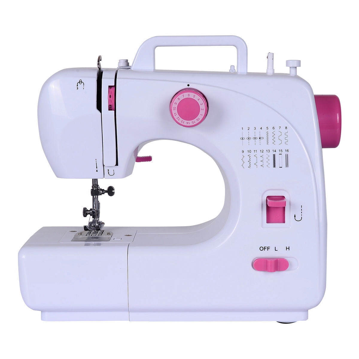 Sewing Machine Free-Arm Crafting Mending Machine W/ 16 Built-In