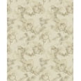 thumbnail image 1 of Floral Tan, Grey Distressed Flowers Wallpaper Roll, 1 of 2