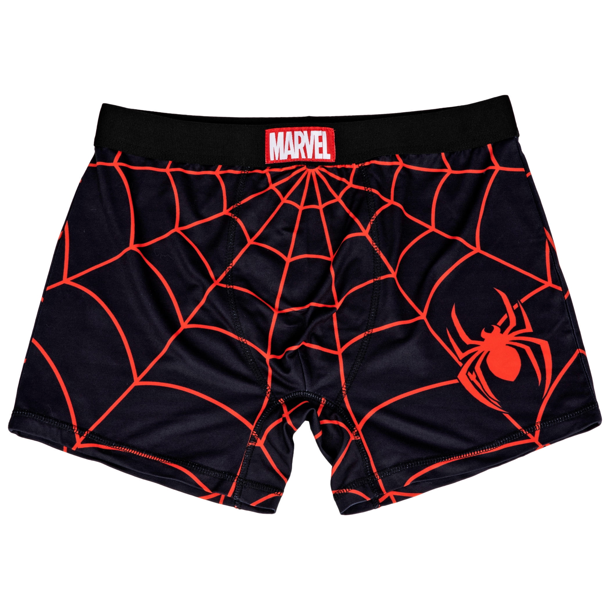 MARVEL COMICS SPIDERMAN SPIDEY FACE RED BOXER BRIEFS SIZE SMALL 