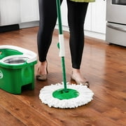 Libman Tornado Spin Mop All-in-One Floor Cleaning Kit with Advanced Microfiber Head