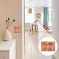 thumbnail image 7 of Yayeee Toggle Light Switch Wall Plate 2-Gang 4.56"x4.48" Decorative Outlet Cover, Pink Flowers, 7 of 7