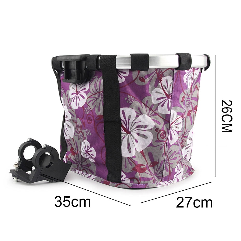 Bicycle Basket Handlebar Mountain Bike Riding Pouch Cycle Biking Front