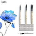 thumbnail image 2 of ARTIFY 3PCS Professional Squirrel Hair Quill Watercolor Brushes | Mop Round Fine Tip Detail Watercolor Paint Brush Set | Ideal for Watercolor and Gouache Painting | Sizes #0, 2, 4, 2 of 7