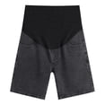 thumbnail image 4 of pstuiky Maternity Running Shorts Denim Shorts for Women Plus Size Pregnancy Shorts with Adjustable Stretch Waistband High Waist Support Breathable Comfort Casual Wear Maternity Casual Shorts, 4 of 6