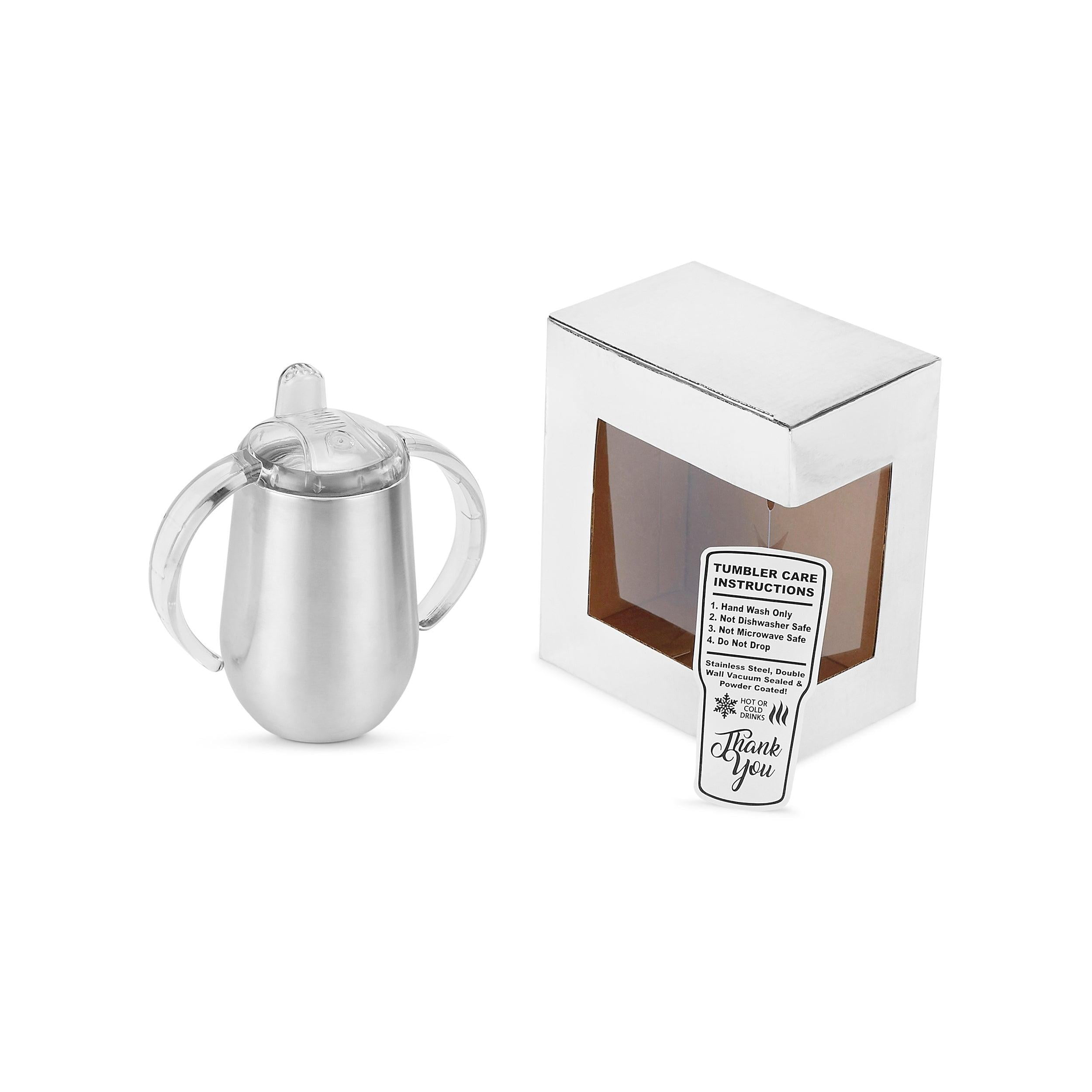 Makerflo 8 oz Stainless Steel Sippy Cup, Ideal for DIY Crafts- Epoxy