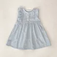 thumbnail image 1 of Vestido volador de encaje de estilo coreano para niña, vestidos de princesa florales bordados, mono encantador para bebé, trajes para hermana, 1 of 6