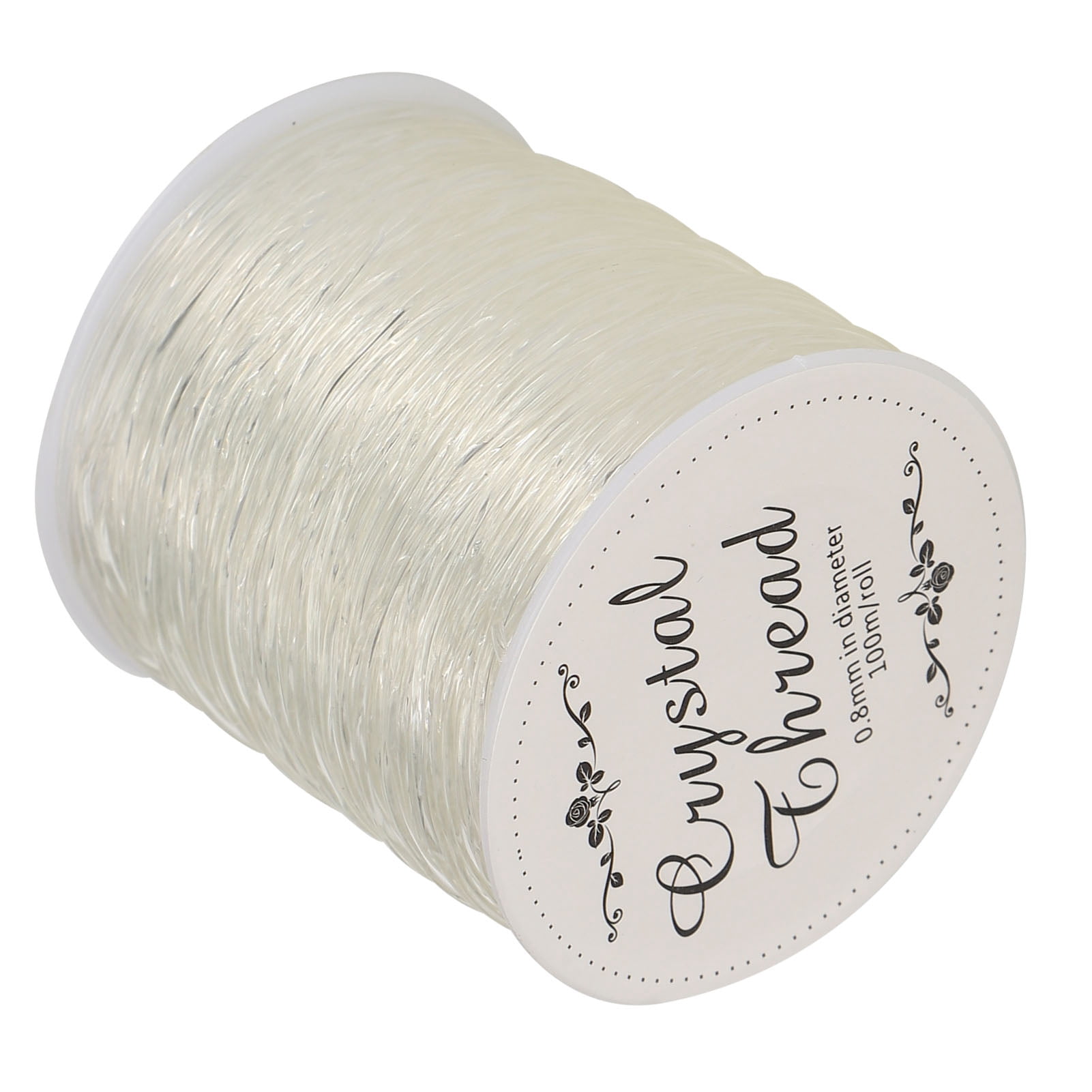 Fil Élastique Blanc 1mm Pour Bracelets - 100m De Cordon Souple Pour Créer Tes Bijoux Facilement - 4