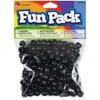 Cousin Fun Pack Acrylic Pony Beads 250/Pkg-Black