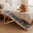 thumbnail image 2 of Gymax 6-level Foldable Dog Ramp w/Non-slip Carpet Removable Side Rails Platform, 2 of 10