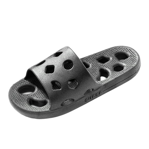 KaLI_store Slip on Shoes for Men Men's-sport-flip flops-Casual-Comfort-Sandals-With Arch Support-Outdoor-Beach,Black