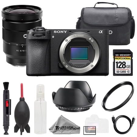 Sony a6700 + FE 16-35mm f/4 ZA OSS Lens +128GB+ Bag+ UV Filter- Basic Kit (International Version)