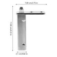 Qiysamall Freezer Door Pivot Hinge Stainless Steel Door Closer