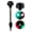 3-Color (Green, Red & White), variant on Pactrade Marine Boat Combination Navigation Light Black Housing Stainless Steel 304 Pole Universal Fit Locking Collar Green Red LED 2NM 12VDC IP:65 CE RoHS Certified 11" Height (2-Color (Green & Red))