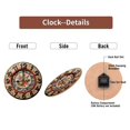 thumbnail image 7 of Vintage Collage Photo Mosaic Wall Clock 10-Inch Silent Wooden Wall Clock, Battery Operated (AA Batteries Not Included), Artistic Home Decor, 7 of 7