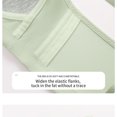 thumbnail image 6 of Tumotour Front Open Bras For Women Lace Pattern Wireless Non-Steel Ring Push Up Breathable Bralette Underwear No-Slip Solid Color Plus Size Soft Comfortable Breastplate Comfy Soft Cotton Daily Bras, 6 of 8