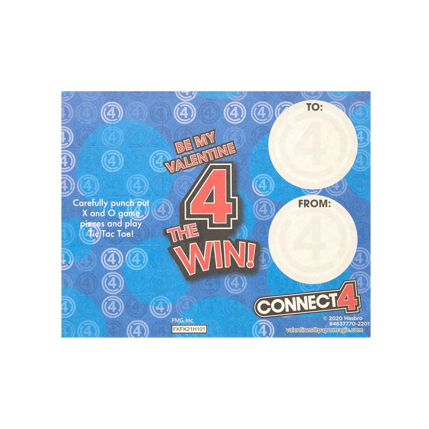 Connectez 4 cartes de Saint-Valentin, 32 comptes, cartes d'échange de classe