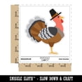 thumbnail image 2 of Cartoon Thanksgiving Turkey with Pilgrim Hat Car Window Bumper Water Bottle Phone Tablet Laptop Waterproof Vinyl Decal Sticker Set 5-Pack - Gloss Finish - 4.0", 2 of 7