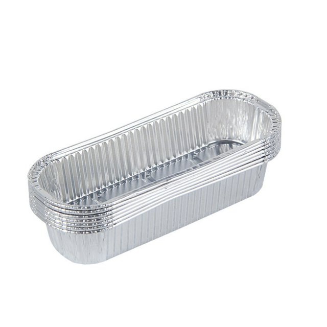30Pcs Aluminum Foil Tin Box Disposable Takeout Packing Foil Box Food Tray Container Cooking Tool Kitchen Supplies