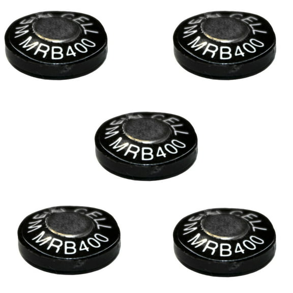 5x Exell MRB400 1.35V Zinc Air Battery Z400PX PX400 EPX400 RM400