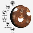 thumbnail image 6 of Kdxio Cute Sloths Bear Relaxing In Coffee Cup for Tire Cover Wheel Protectors Tyre Covers Weatherproof Wheel Covers Universal Fit for Trailer Rv SUV Truck Camper Travel Trailers 17 inch, 6 of 8