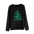 thumbnail image 3 of Christmas Sweaters for Women Christmas Tree Printed Ugly Christmas Sweater Knit Warm Pullover Sweater Shermie, 3 of 9