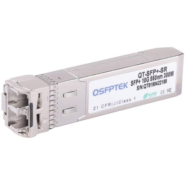 QSFPTEK 10G SFP+ Module LC Multimode Transceiver 10GBASE-SR for