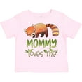 thumbnail image 3 of Inktastic Mommy Loves Me Cute Red Panda Boys or Girls Toddler T-Shirt, 3 of 5