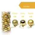 thumbnail image 2 of Christmas Gifts on Clearance 1.18" 24Pcs Christmas Balls Ornaments for Xmas Christmas Tree 14 Style Shatterproof Christmas Decorations Hanging Ball on Clearance, 2 of 5