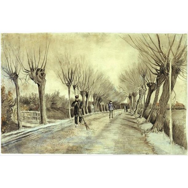 Posterazzi MET459193 Route Etten Affiche Imprimée par Vincent Van Gogh Dutch Zundert 1853-1890 Auvers-Sur-Oise - 18 x 24 Po.