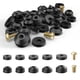 thumbnail image 1 of Arandelas para grifo, paquete de 58 arandelas para grifo de goma planas y biseladas y tornillos de babero de latón, kit de repuesto surtido para reparación, 1 of 5