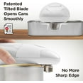 thumbnail image 3 of ZJQYDS Kitchen Mama Auto Electric Can Opener: Safe, Easy with One Touch, Smooth Edge, Battery Operated, Cordless, Automatic Can Opener for Seniors with Arthritis, Hand Held Appliances, 3 of 14