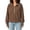 Coffee, variant on BUIGTTKLOP Cropped Sweatshirts for Women Half Zip Lightfleece Lined Pullover Tops Fall Fashion Clothes 2026
