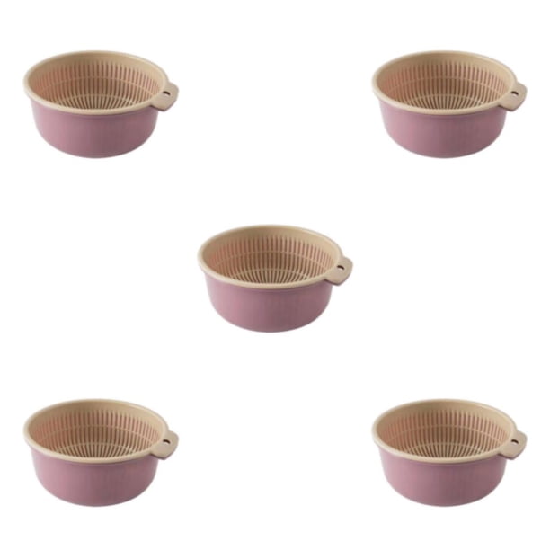 Colador multifuncional Billuyoard Taomi Basket Rosa claro mediano