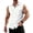White #028, variant on Men's Button Down Tank Top Sleeveless Casual Workout T Shirt Collared Beach Vacation Blouse with Chest Pocket, M
