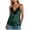 Dark Green, variant on Mnuaqn Women's Satin Lace Camisole Top V Neck Sleeveless Going Out Party Tank Tops (Dark Green,XXL)