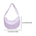 thumbnail image 2 of Bolso Bandolera para Uso Diario  Crescent Mujer Con Correa Ajustable Hobo Moderno, 2 of 8