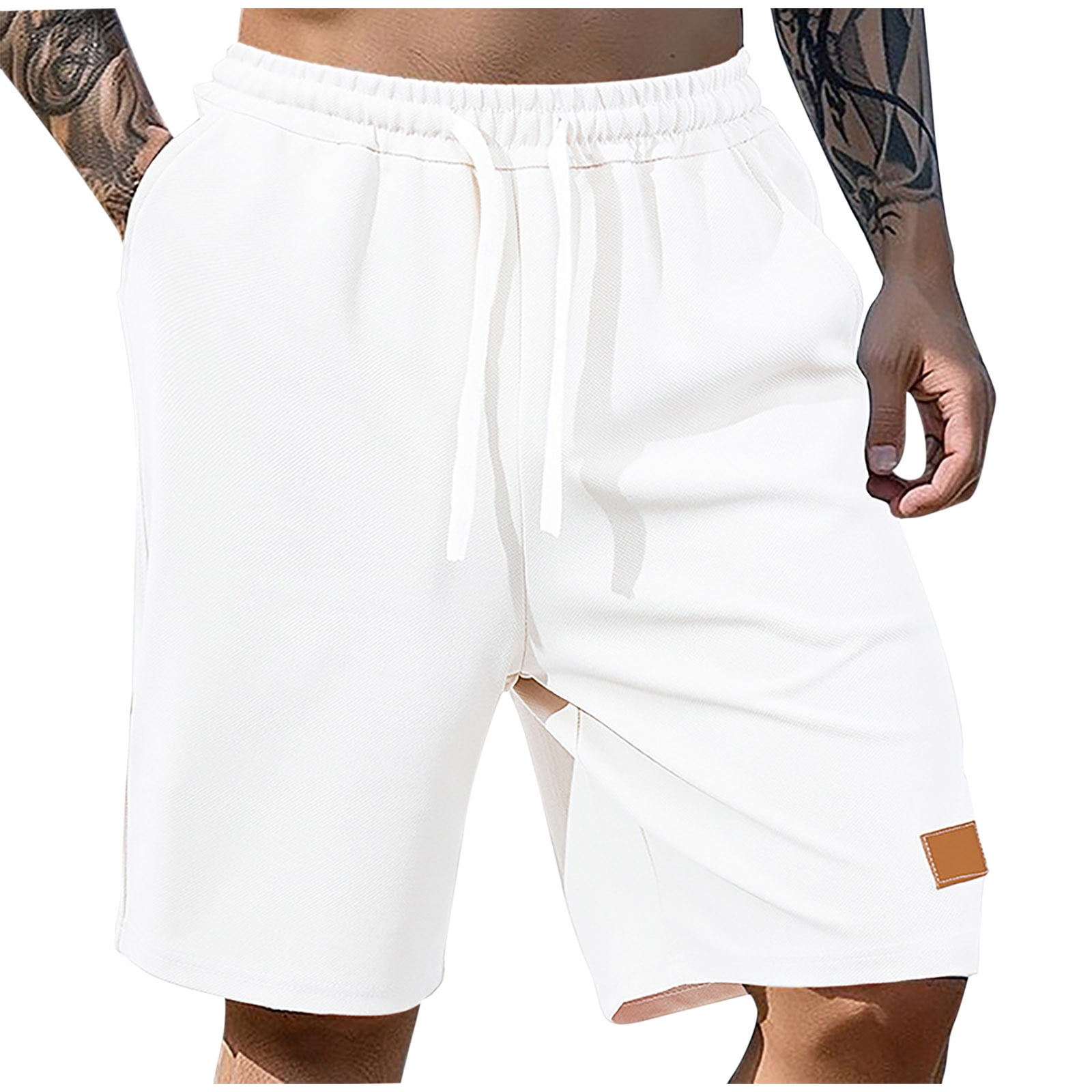 Pisexur Mens Shorts,Gym Shorts,Men Solid Color Casual Fashion